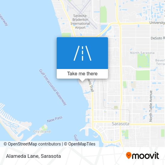Mapa de Alameda Lane