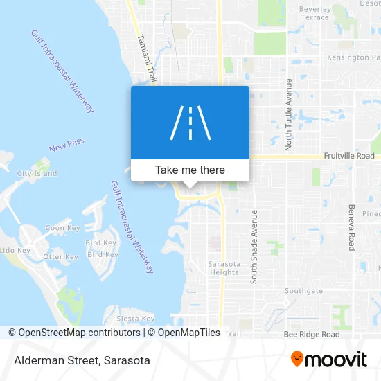 Alderman Street map