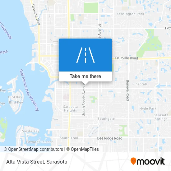 Alta Vista Street map