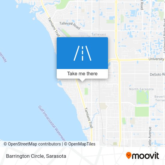 Barrington Circle map