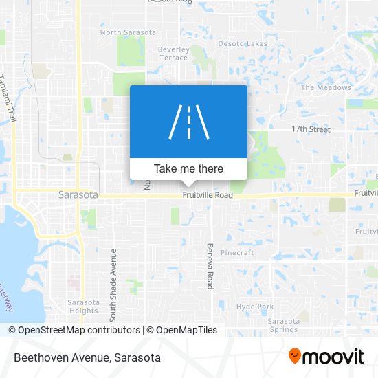 Beethoven Avenue map