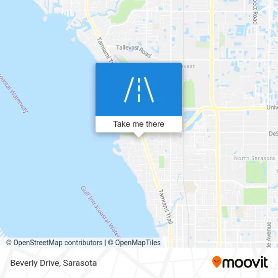 Beverly Drive map