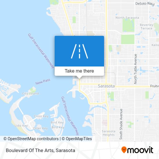 Boulevard Of The Arts map