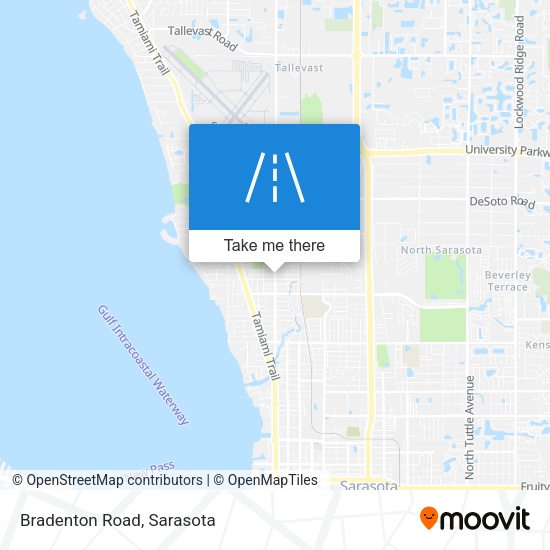 Bradenton Road map