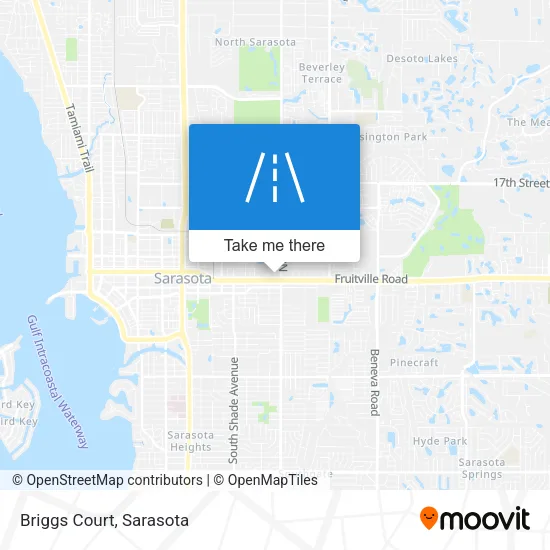 Briggs Court map