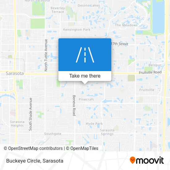 Buckeye Circle map