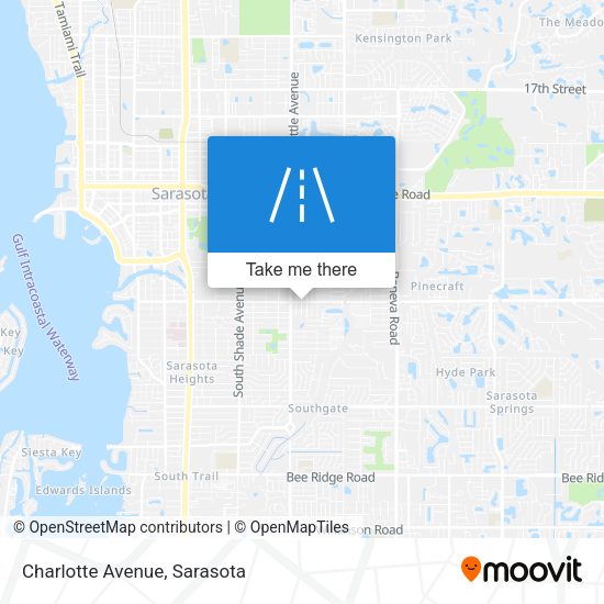 Mapa de Charlotte Avenue