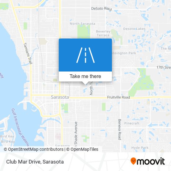 Club Mar Drive map