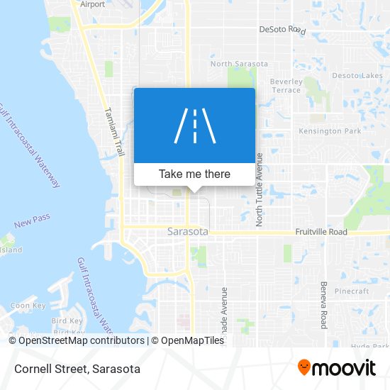 Cornell Street map