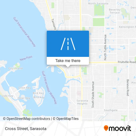 Cross Street map