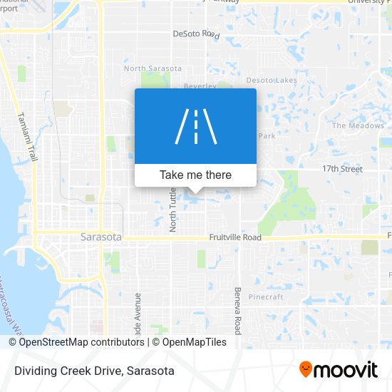 Dividing Creek Drive map