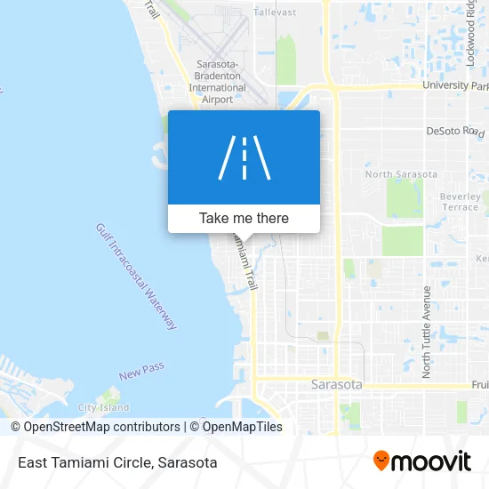 East Tamiami Circle map
