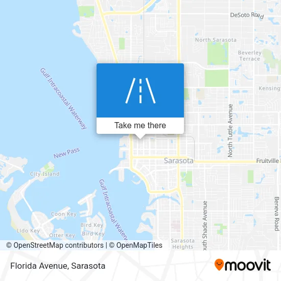 Florida Avenue map