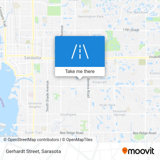 Mapa de Gerhardt Street