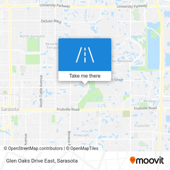 Glen Oaks Drive East map