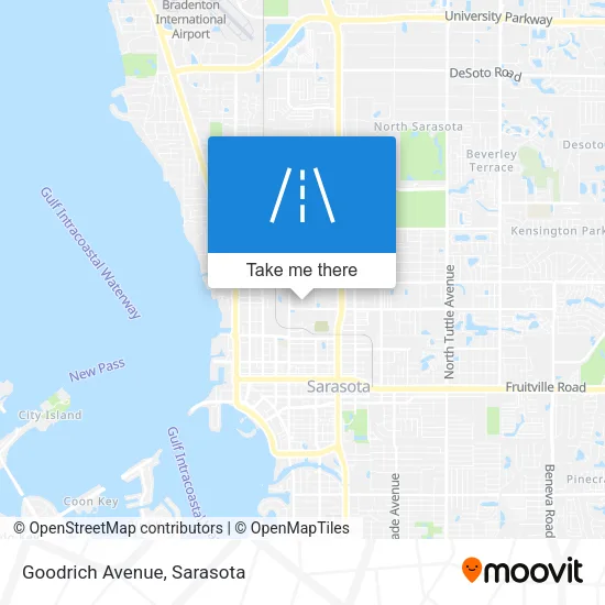 Goodrich Avenue map