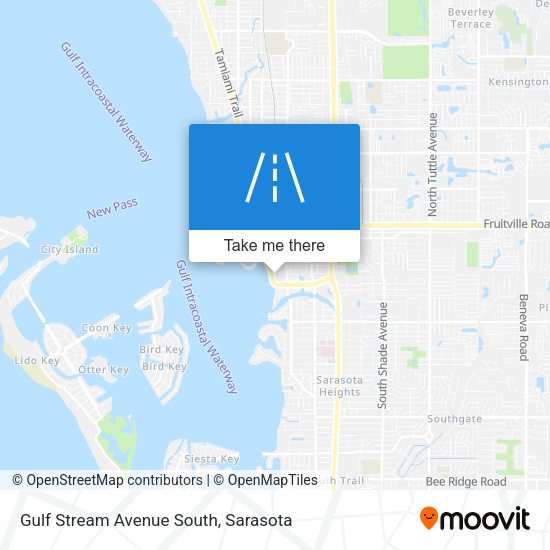 Gulf Stream Avenue South map