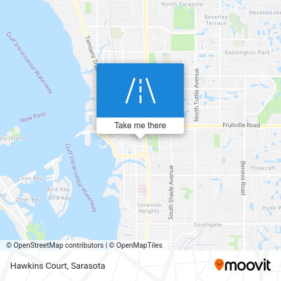 Mapa de Hawkins Court