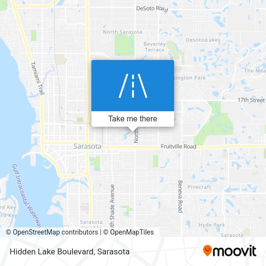 Hidden Lake Boulevard map