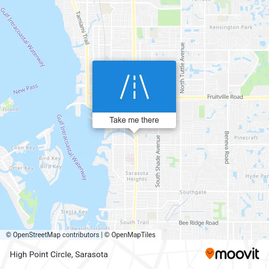 High Point Circle map