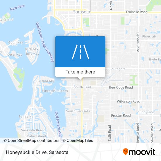 Mapa de Honeysuckle Drive