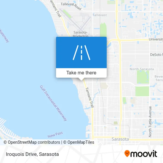 Iroquois Drive map