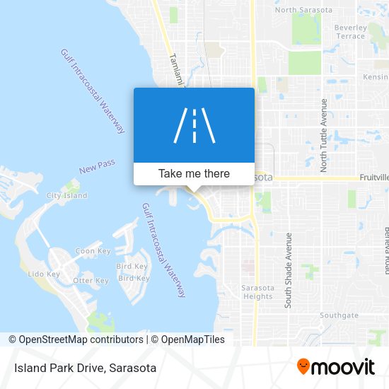Island Park Drive map
