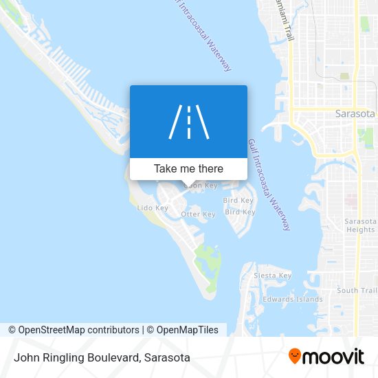 John Ringling Boulevard map