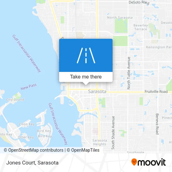 Jones Court map
