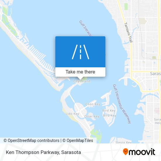 Mapa de Ken Thompson Parkway