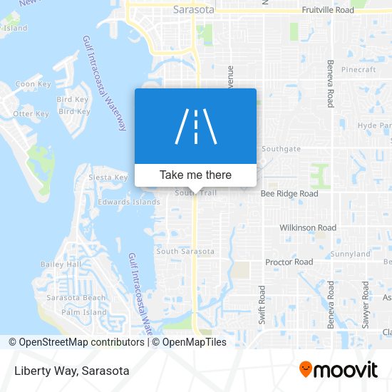 Mapa de Liberty Way