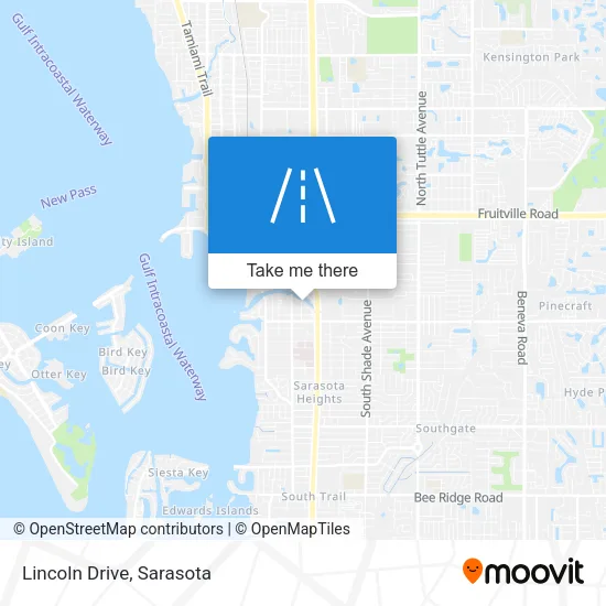 Lincoln Drive map