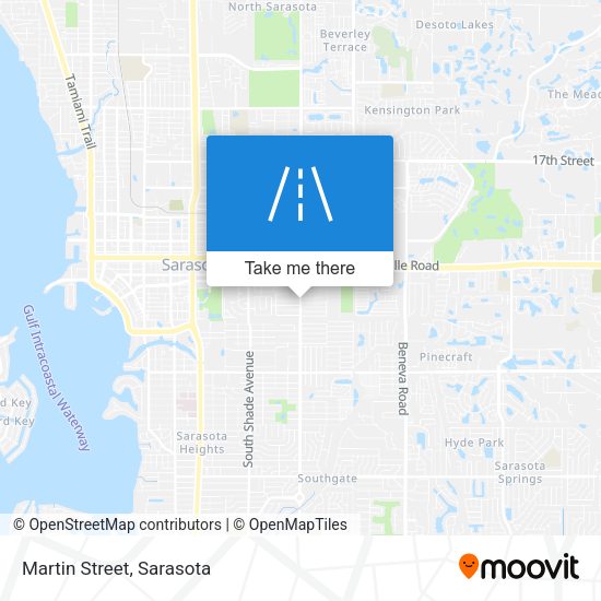 Mapa de Martin Street