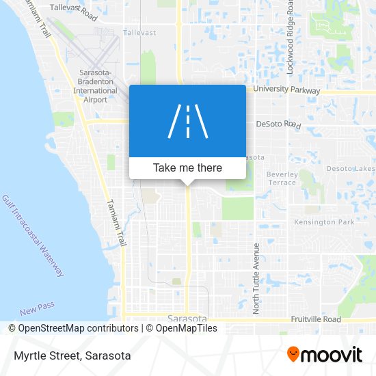 Mapa de Myrtle Street