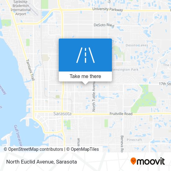North Euclid Avenue map
