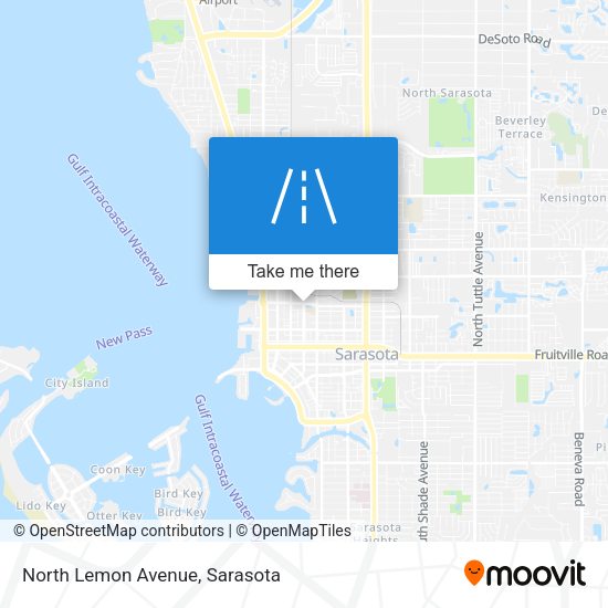 Mapa de North Lemon Avenue