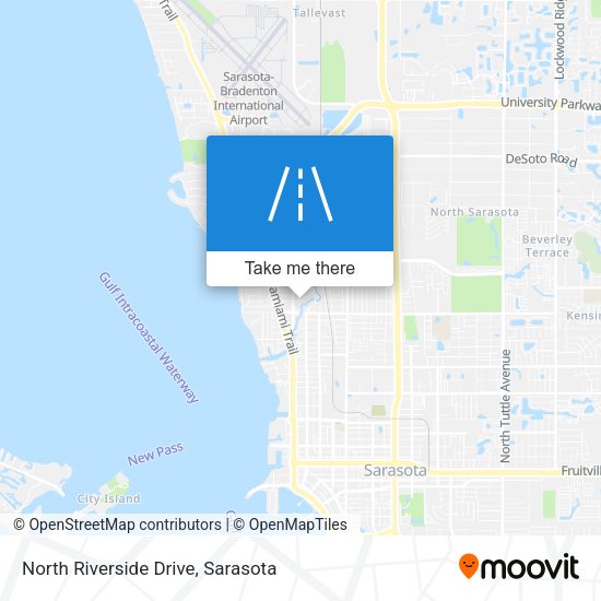 Mapa de North Riverside Drive