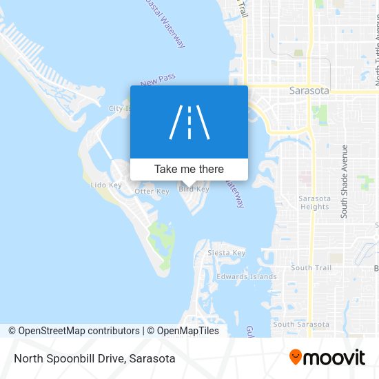 North Spoonbill Drive map