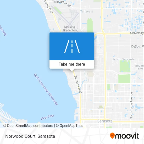Norwood Court map
