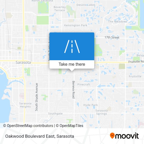 Mapa de Oakwood Boulevard East