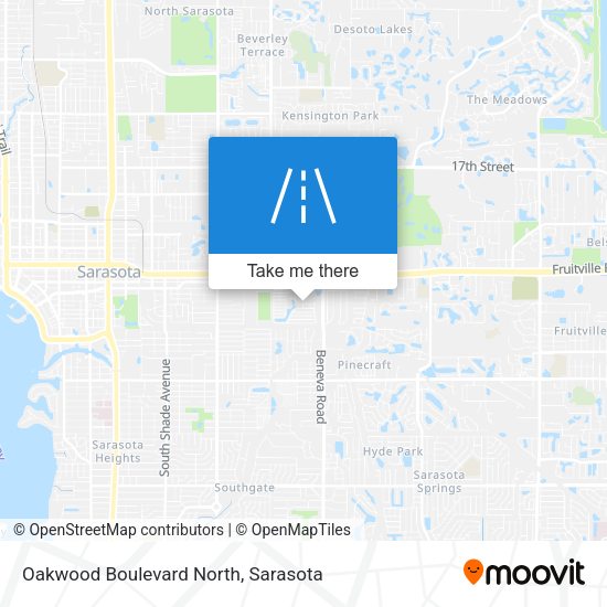 Mapa de Oakwood Boulevard North