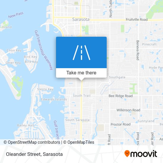 Mapa de Oleander Street