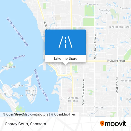 Osprey Court map