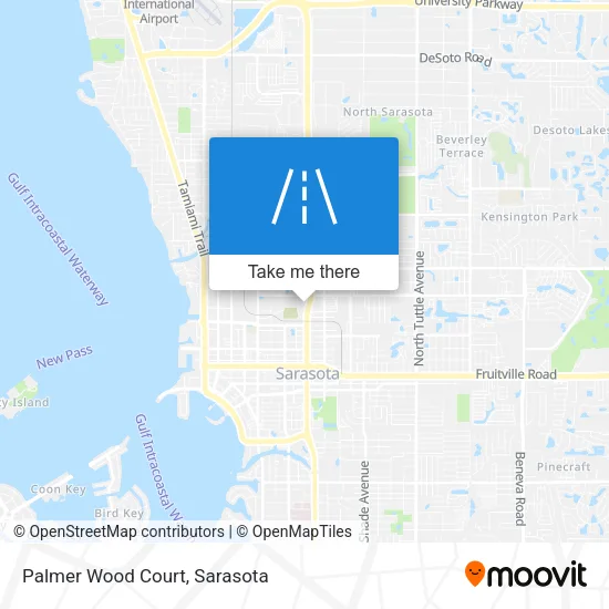 Palmer Wood Court map