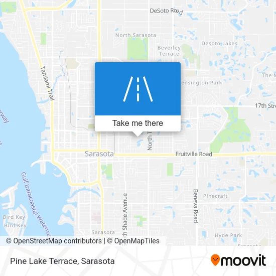 Pine Lake Terrace map