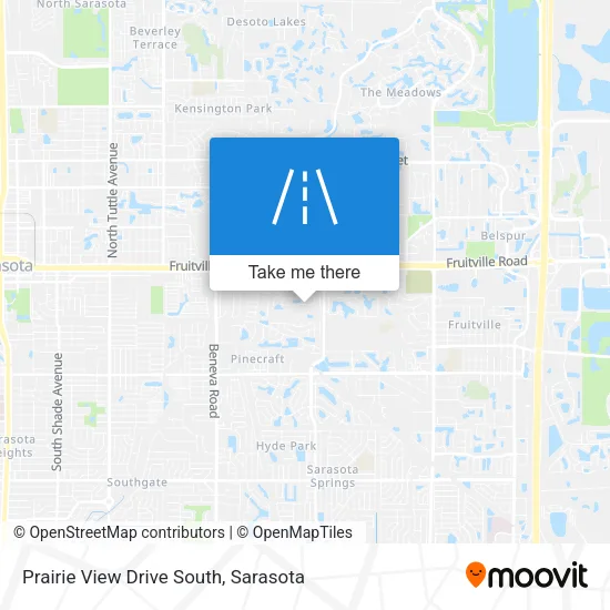 Mapa de Prairie View Drive South