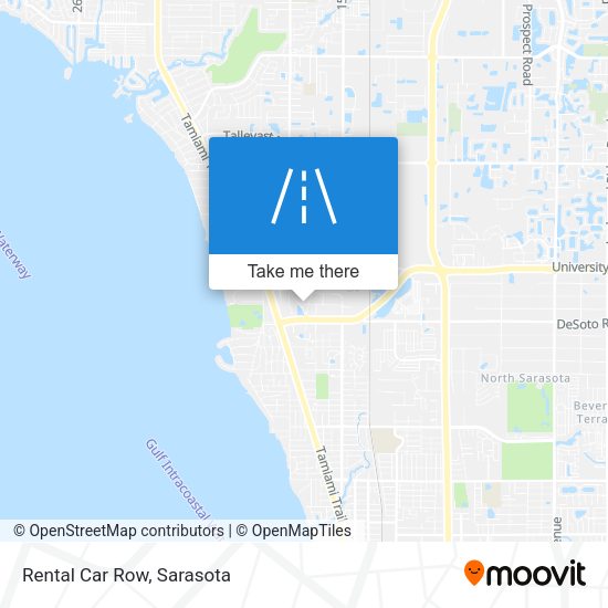 Mapa de Rental Car Row