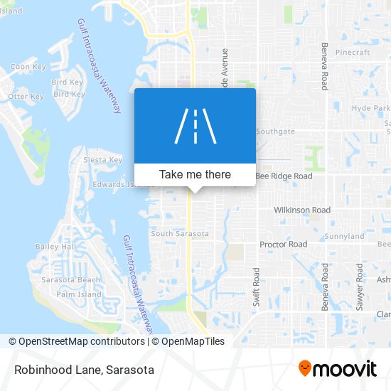 Robinhood Lane map