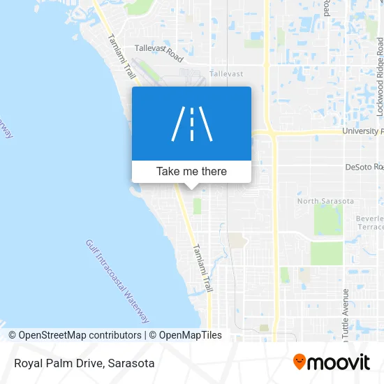 Royal Palm Drive map