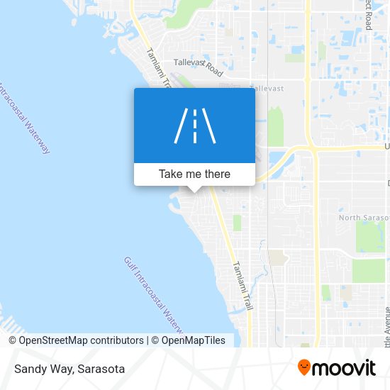 Mapa de Sandy Way